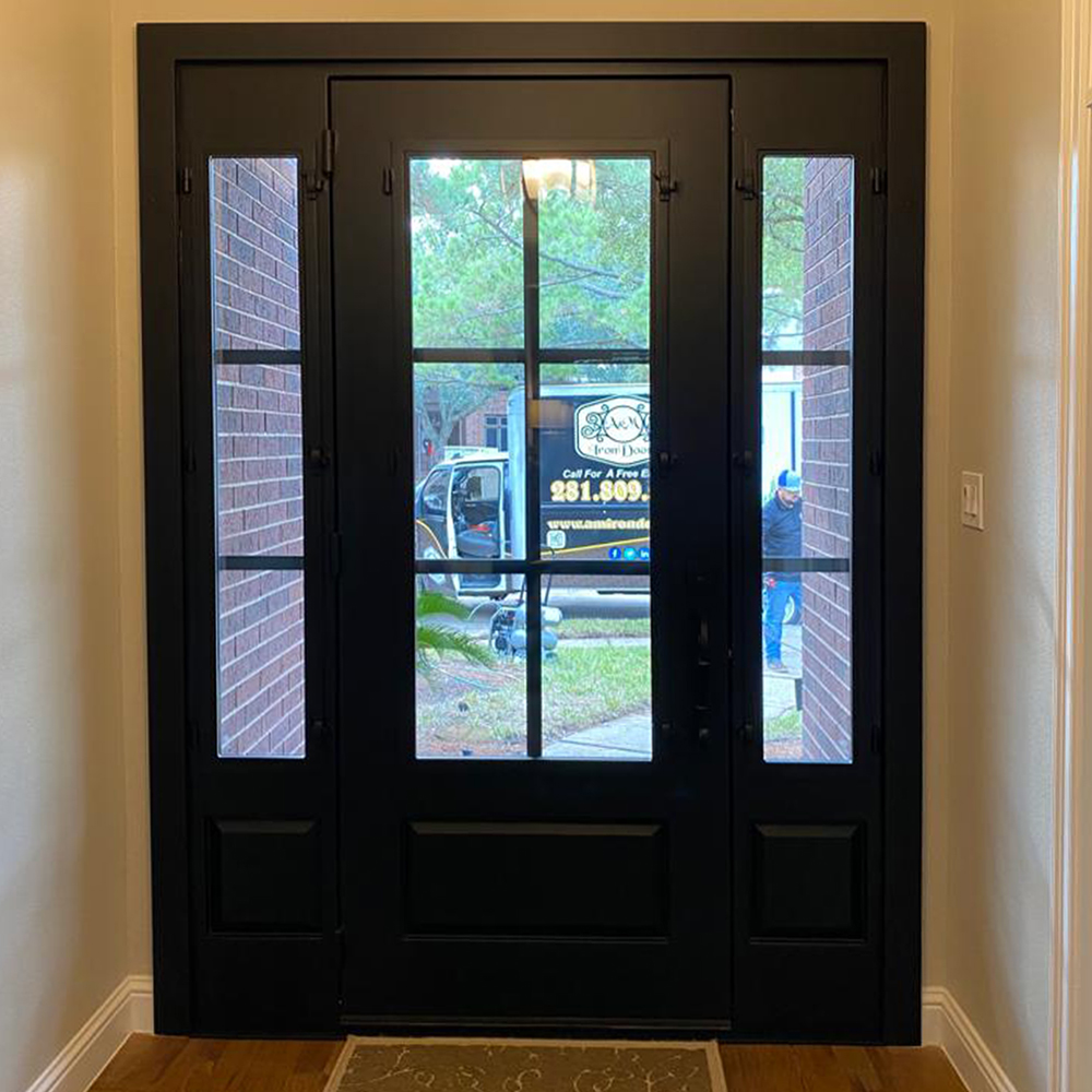 forest landscape b&w